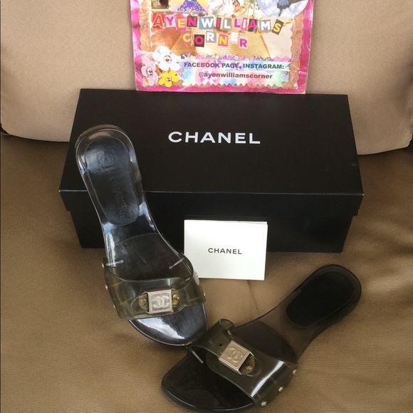 Authentic Chanel Sandals Size 36 (6) - Picture 2 of 6